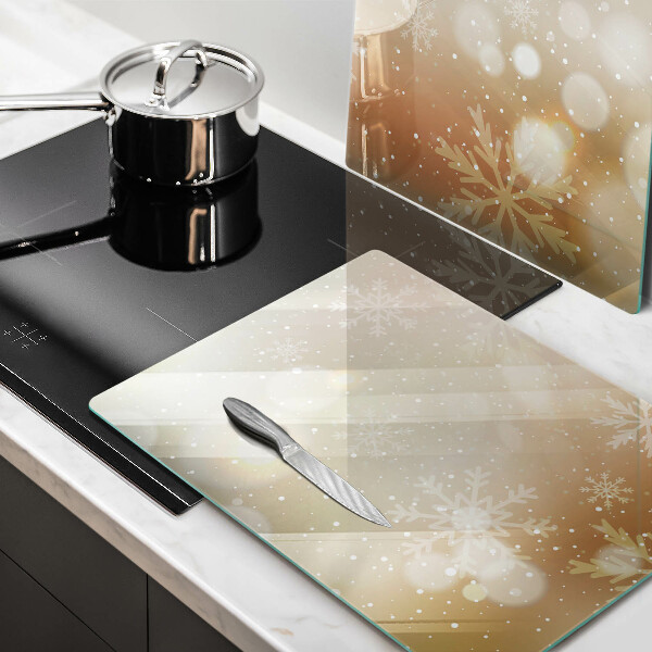 Protection plaque induction Flocons de neige