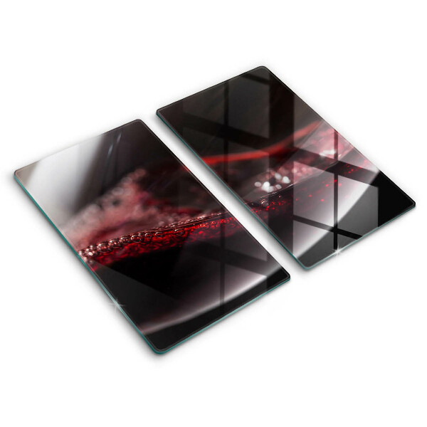 Protection plaque induction Vin rouge dans un verre