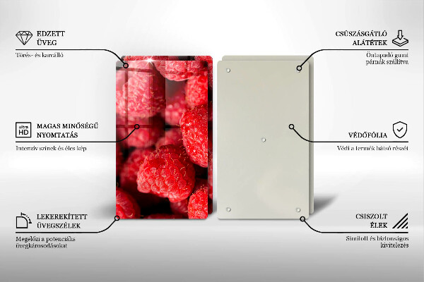 Protection plaque induction Framboise