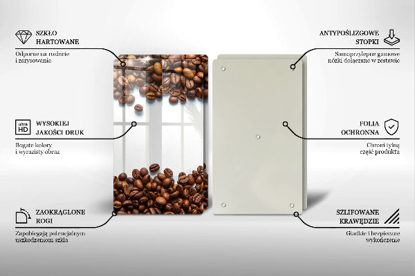 Protection plaque induction Grains de café