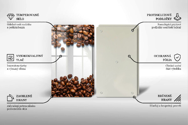 Protection plaque induction Grains de café