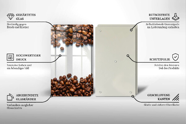 Protection plaque induction Grains de café