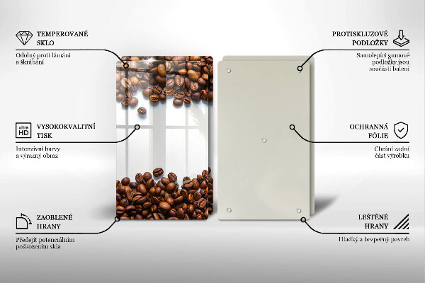 Protection plaque induction Grains de café