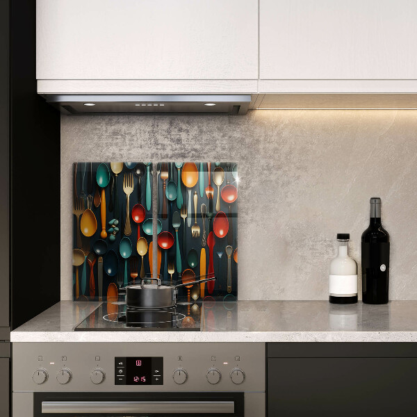 Protection plaque induction Cuillères et fourchettes colorées