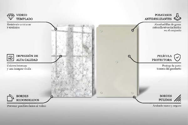 Protection plaque induction Cristaux de sel