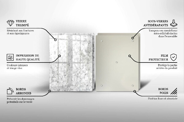 Protection plaque induction Cristaux de sel