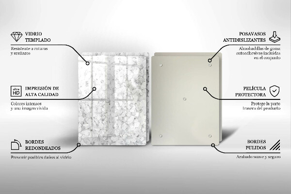 Protection plaque induction Cristaux de sel