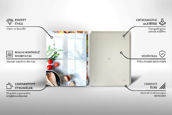 Protection plaque induction Ingrédients en cuisine