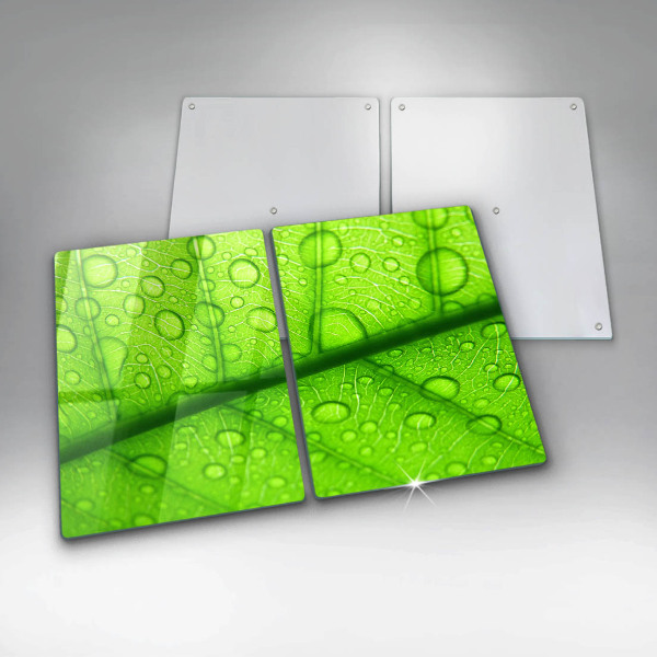 Protection plaque induction Gros plan d'une feuille