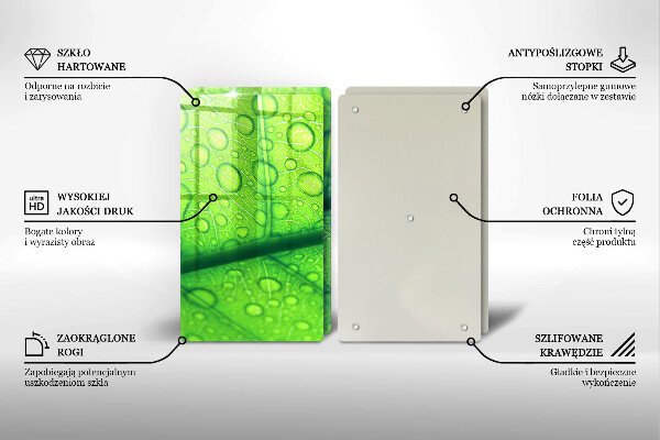 Protection plaque induction Gros plan d'une feuille