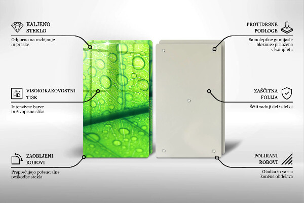 Protection plaque induction Gros plan d'une feuille