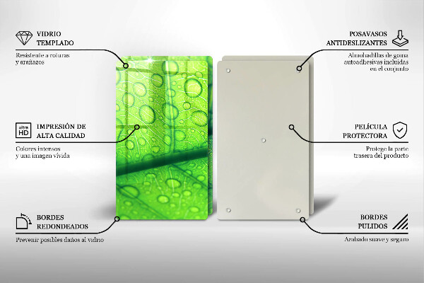 Protection plaque induction Gros plan d'une feuille