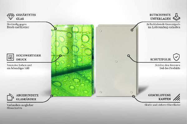 Protection plaque induction Gros plan d'une feuille