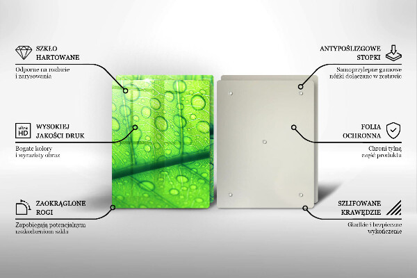 Protection plaque induction Gros plan d'une feuille