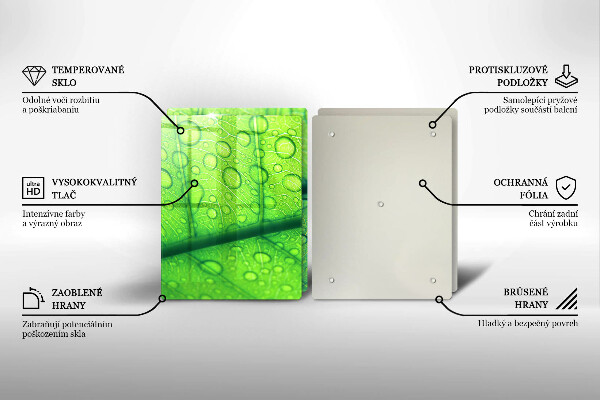 Protection plaque induction Gros plan d'une feuille