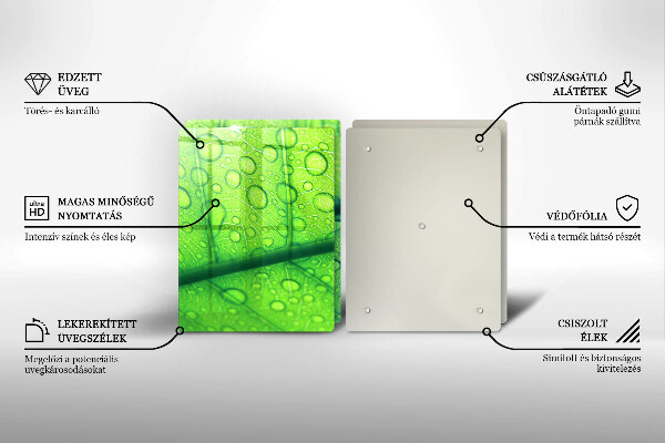 Protection plaque induction Gros plan d'une feuille