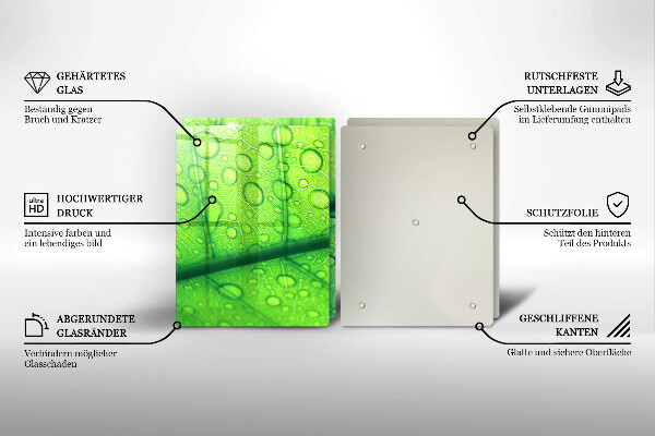 Protection plaque induction Gros plan d'une feuille