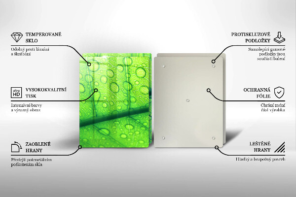 Protection plaque induction Gros plan d'une feuille