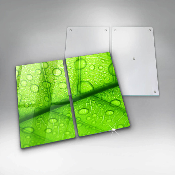 Protection plaque induction Gros plan d'une feuille