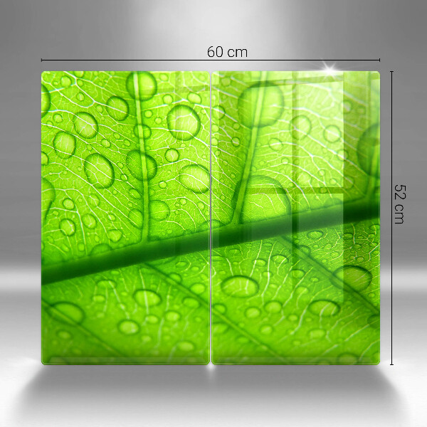 Protection plaque induction Gros plan d'une feuille