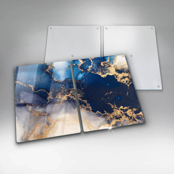 Protection plaque induction Abstraction de marbre