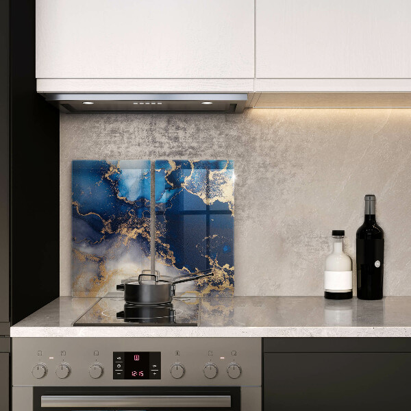 Protection plaque induction Abstraction de marbre