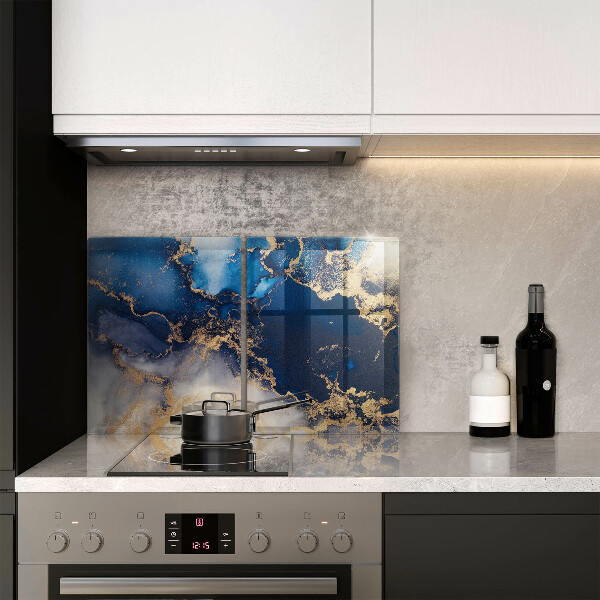 Protection plaque induction Abstraction de marbre