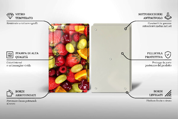 Protection plaque induction Fruits d'été