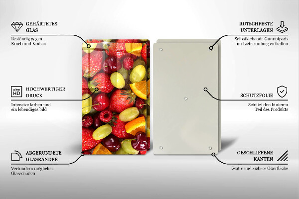 Protection plaque induction Fruits d'été