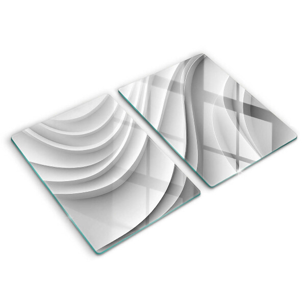 Protection plaque induction Lignes géométriques