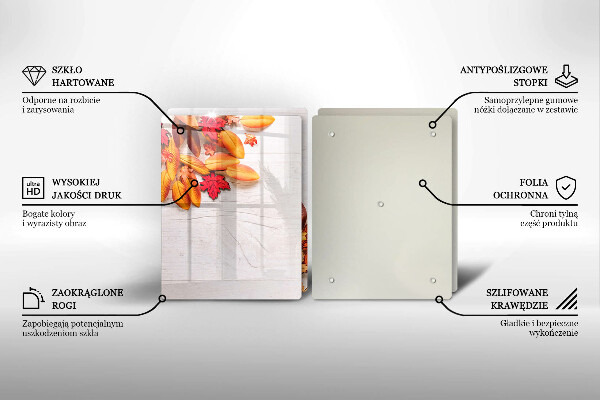 Protection plaque induction Feuilles d'automne