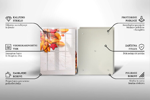 Protection plaque induction Feuilles d'automne