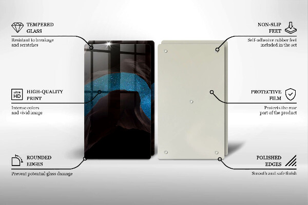 Protection plaque induction Ciel étoilé