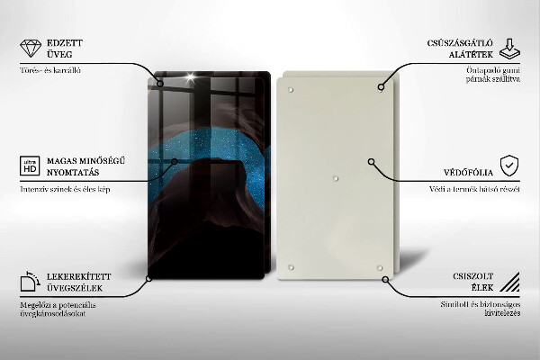 Protection plaque induction Ciel étoilé