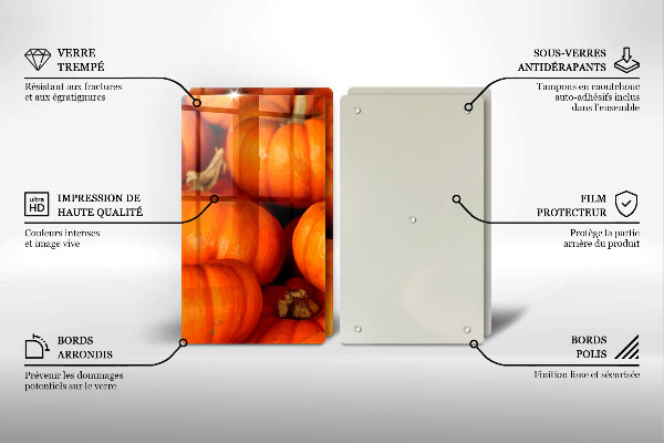Protection plaque induction Citrouilles