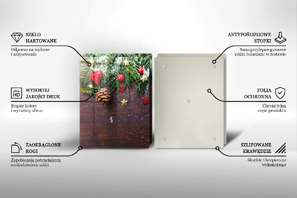 Protection plaque induction décoration de Noël