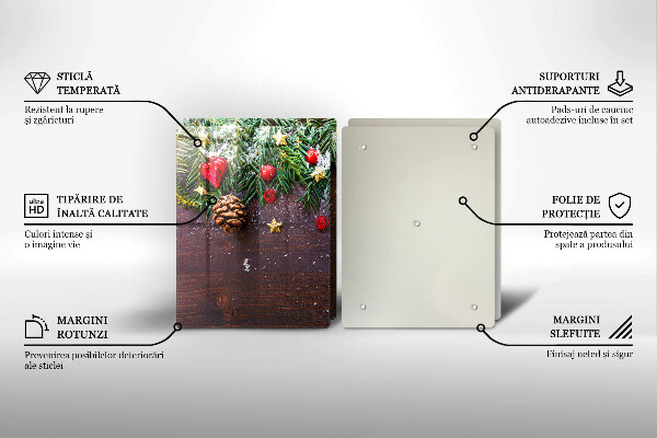 Protection plaque induction décoration de Noël