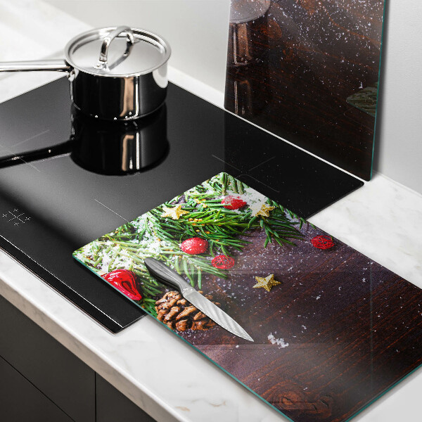 Protection plaque induction décoration de Noël