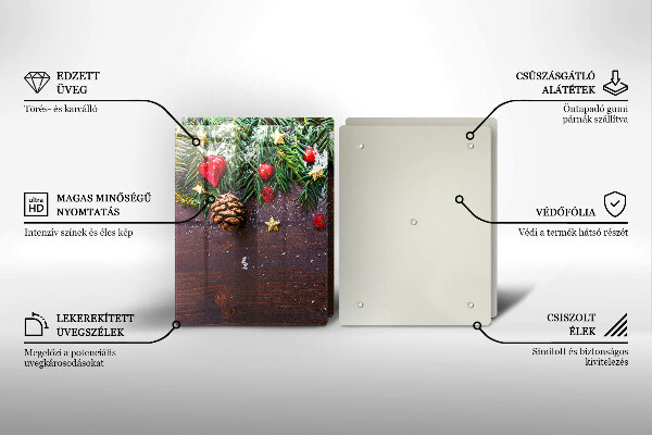 Protection plaque induction décoration de Noël