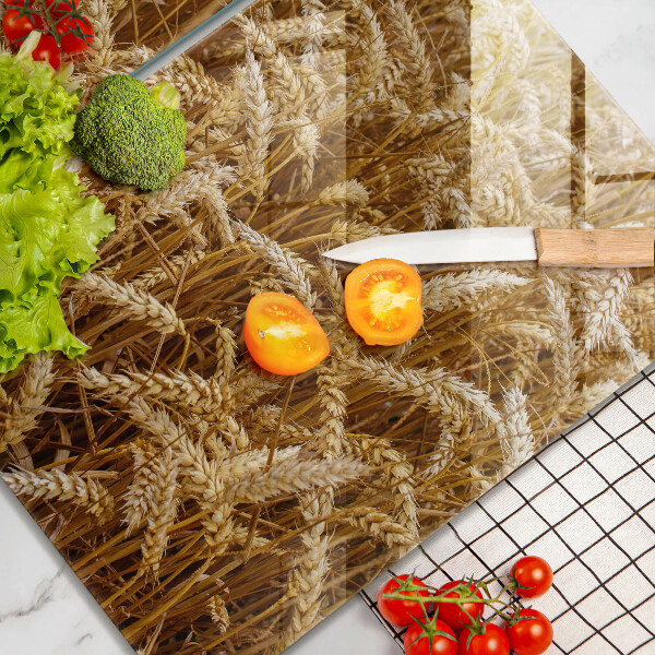 Protection plaque induction Champ de céréales