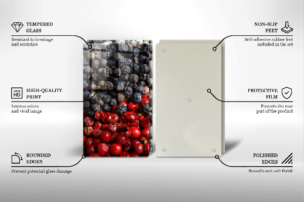 Protection plaque induction Poivre noir