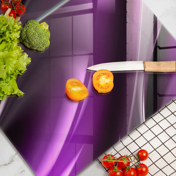 Protection plaque induction Abstraction violette