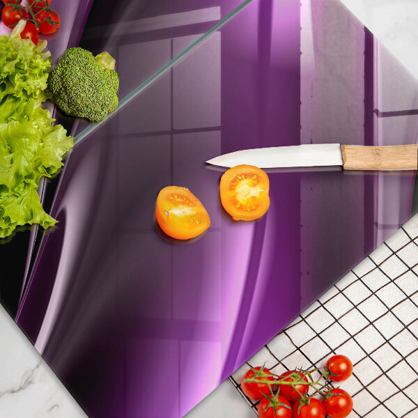 Protection plaque induction Abstraction violette