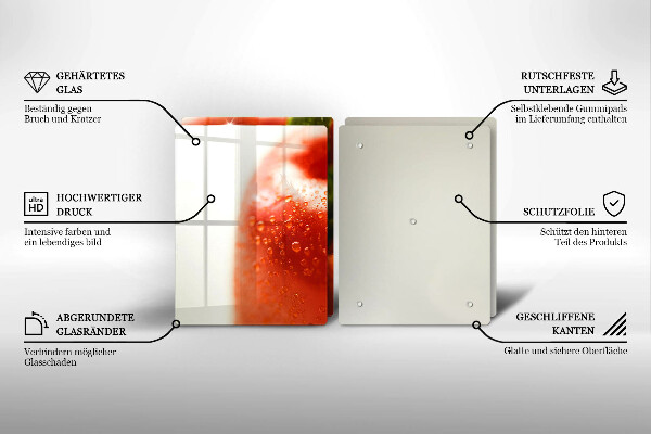 Protection plaque induction Poivron rouge