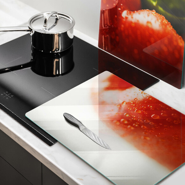 Protection plaque induction Poivron rouge