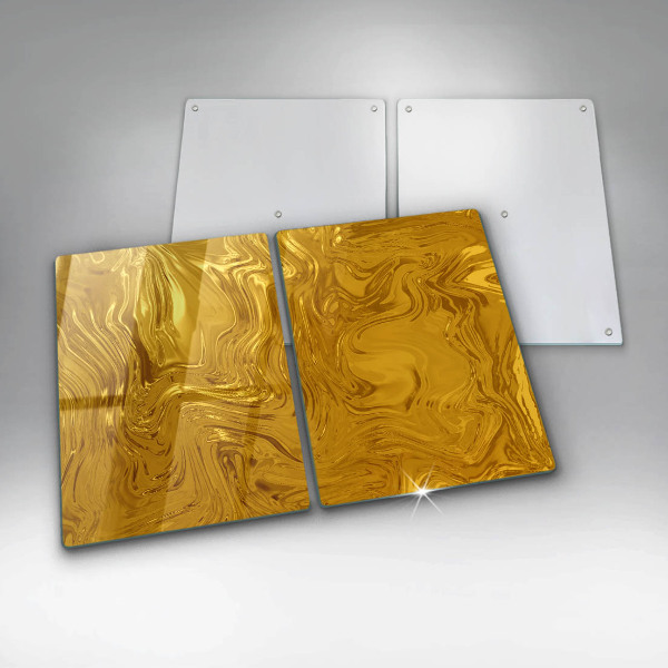 Protection plaque induction Texture dorée