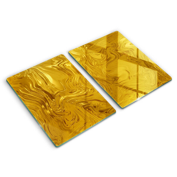Protection plaque induction Texture dorée