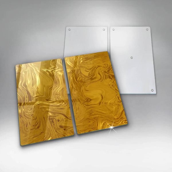Protection plaque induction Texture dorée
