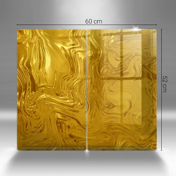 Protection plaque induction Texture dorée