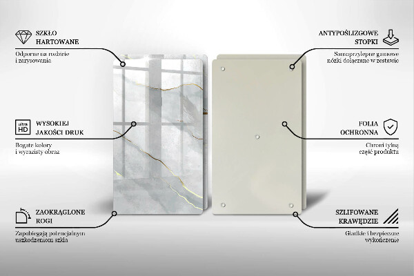 Protection plaque induction Texture de pierre